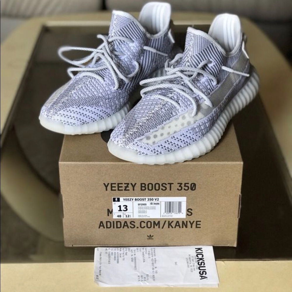 Yeezy 350 statics size 13